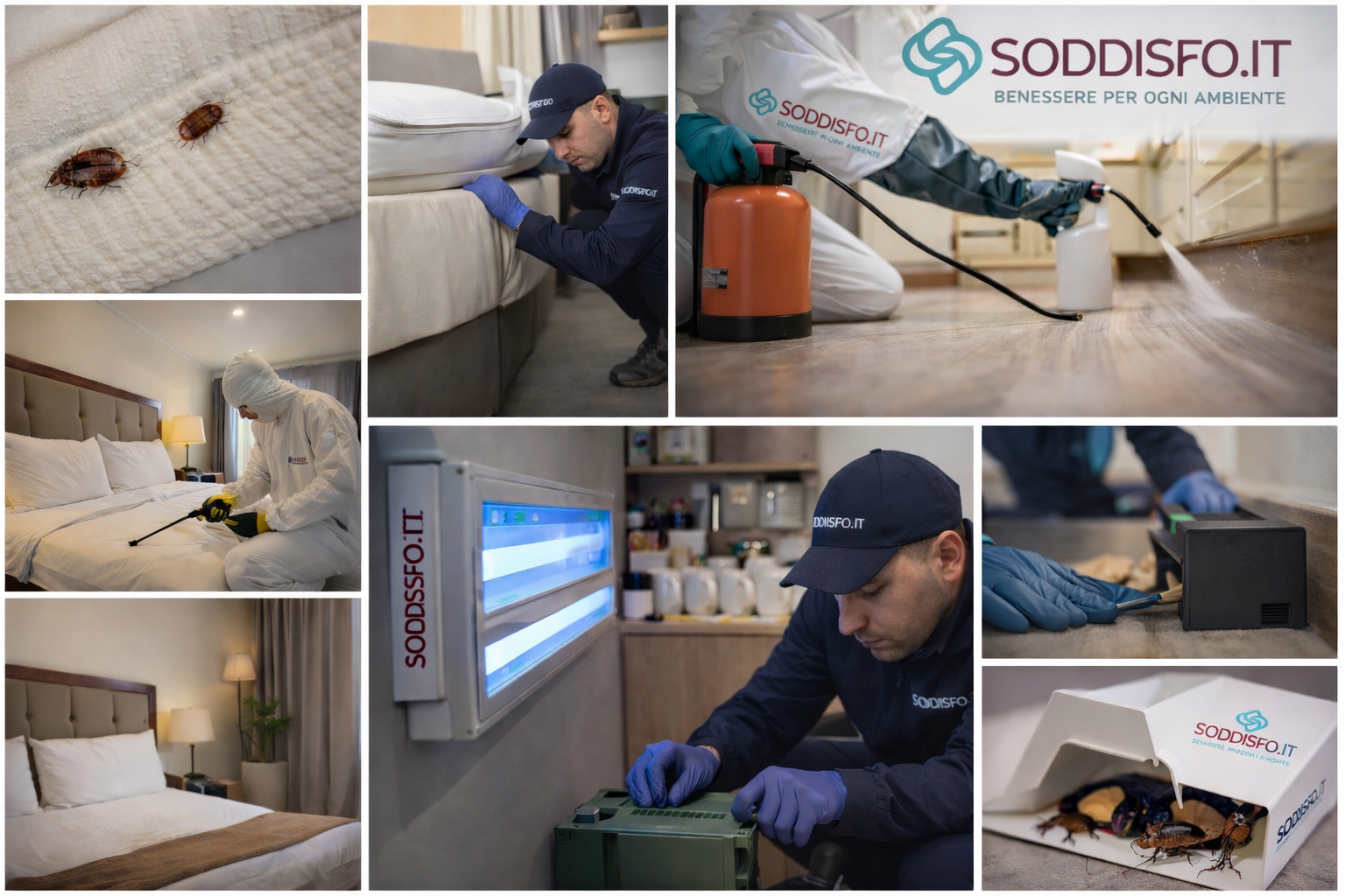 Pest management per strutture ricettive